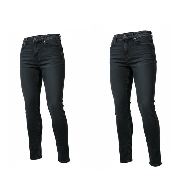 Two Pairs Of BDG Size 31 X 26 Ankle Twig High Rise Jeans R $69 Ea Washed Black - Picture 1 of 9